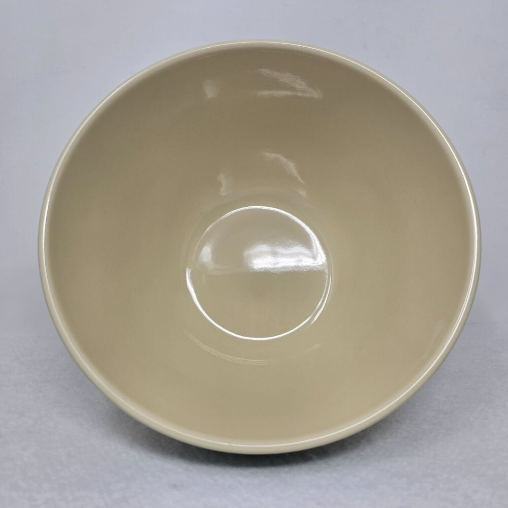 Longaberger Pottery Mixing Bowl American Craft Ivy Green Ivory 8" USA 30509 - Picture 4 of 12